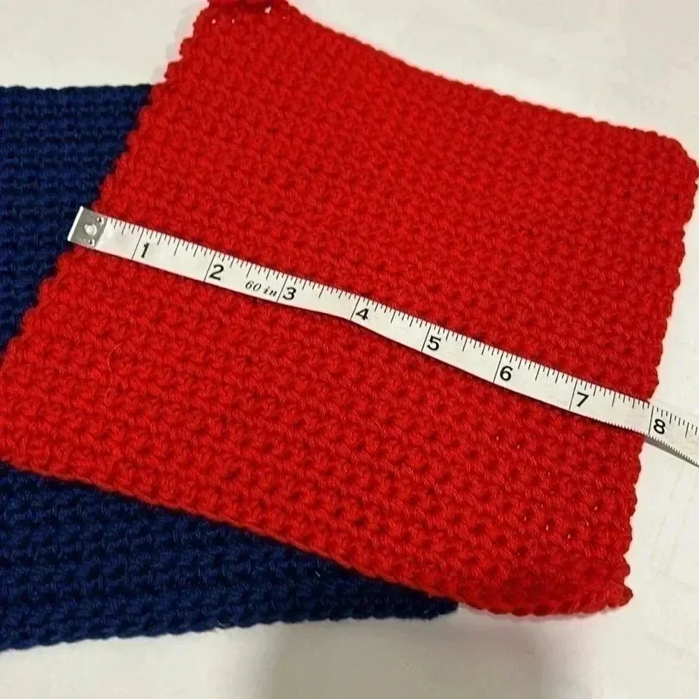 Hand Crocheted Washcloth/Dishcloth - Set of 2